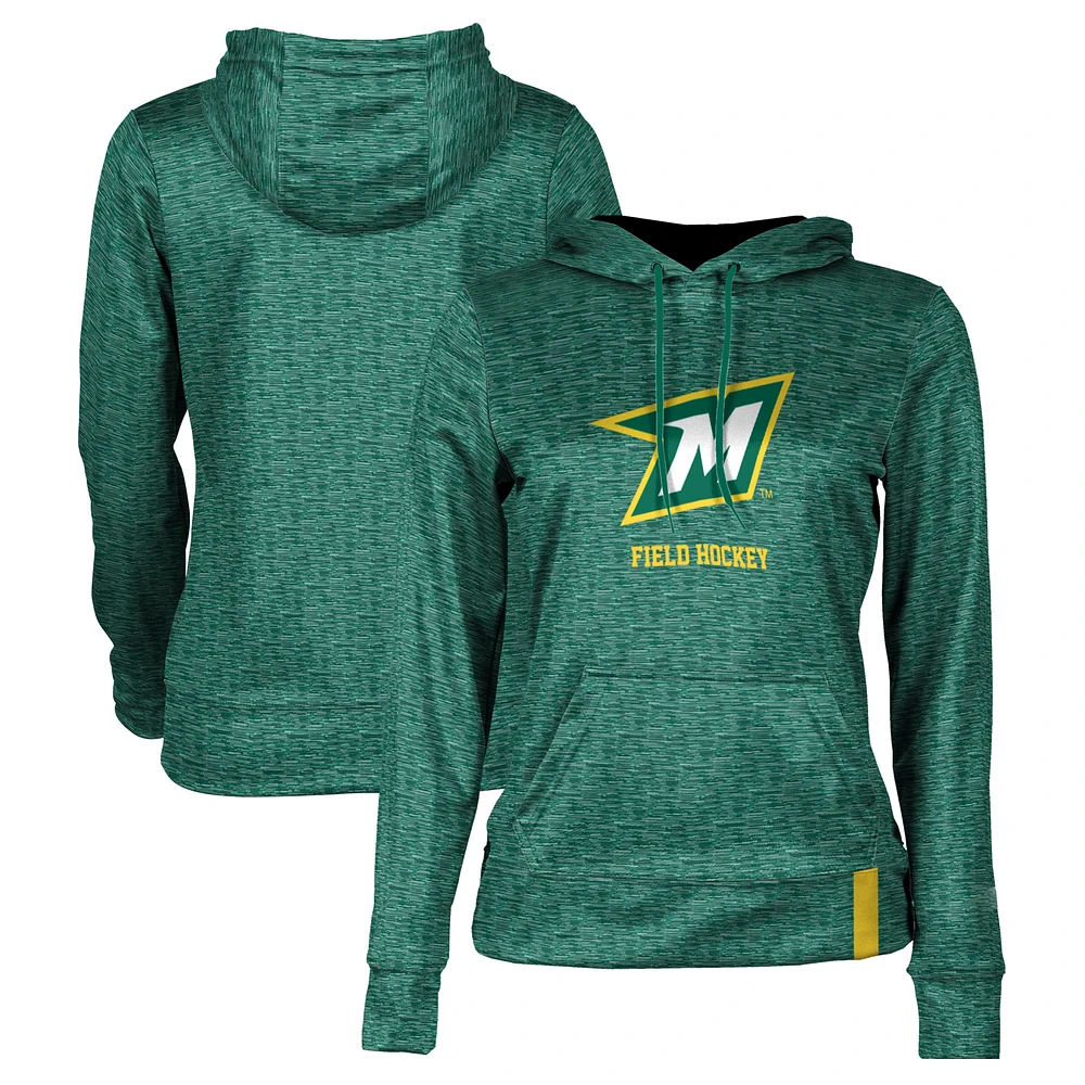 Women's Green McDaniel Terror Field Hockey Pullover Hoodie