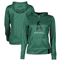 Women's Green Mount Olive Trojans Basketball Pullover Hoodie