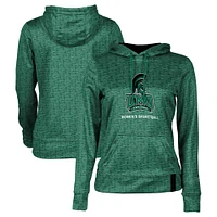 Women's Green Mount Olive Trojans Basketball Pullover Hoodie