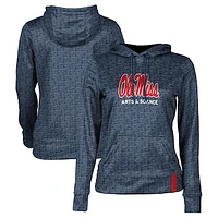 Women's Navy Ole Miss Rebels Arts & Science Pullover Hoodie
