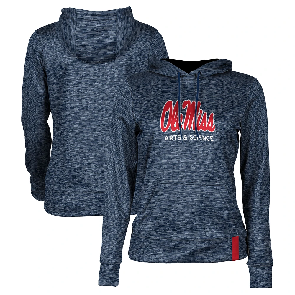 Women's Navy Ole Miss Rebels Arts & Science Pullover Hoodie