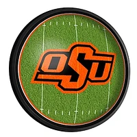 Oklahoma State Cowboys Football 18'' Round Slimline Illuminated Wall Sign