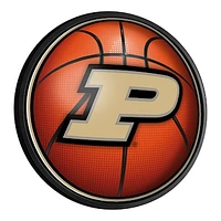 Purdue Boilermakers Basketball 18'' Round Slimline Illuminated Wall Sign