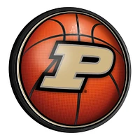 Purdue Boilermakers Basketball 18'' Round Slimline Illuminated Wall Sign