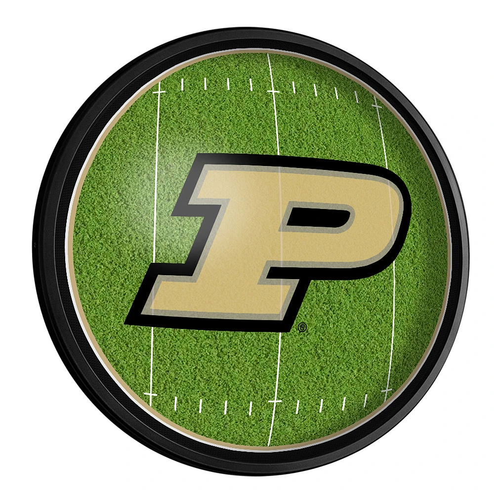 Purdue Boilermakers Football 18'' Round Slimline Illuminated Wall Sign