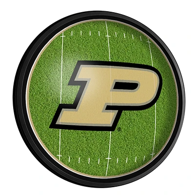 Purdue Boilermakers Football 18'' Round Slimline Illuminated Wall Sign