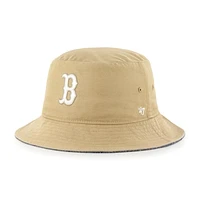 Men's '47 Khaki Boston Red Sox Chambray Ballpark Bucket Hat