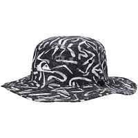 Men's Quiksilver Black Bushmaster Logo Bucket Hat