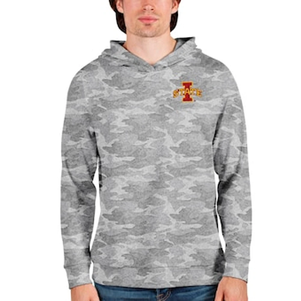 Men's Antigua Camo Iowa State Cyclones Absolute Pullover Hoodie