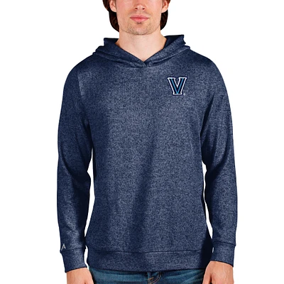 Men's Antigua Heathered Navy Villanova Wildcats Absolute Pullover Hoodie