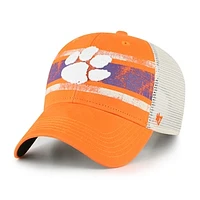 Men's '47 Orange/White Clemson Tigers Interlude MVP Trucker Snapback Hat