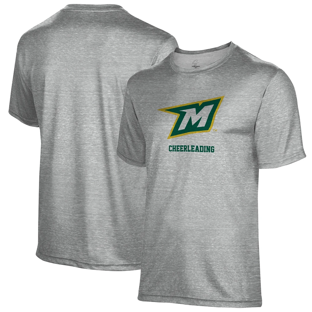 Men's Gray McDaniel Green Terror Cheerleading Name Drop T-Shirt