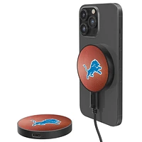 Detroit Lions 10-Watt Football Design Wireless Magnetic Charger