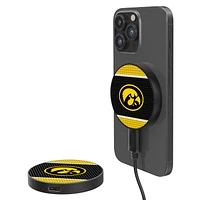 Iowa Hawkeyes 10-Watt Mesh Design Wireless Magnetic Charger