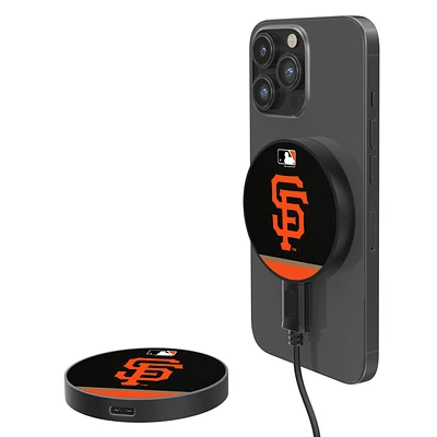 San Francisco Giants 10-Watt Stripe Design Wireless Magnetic Charger