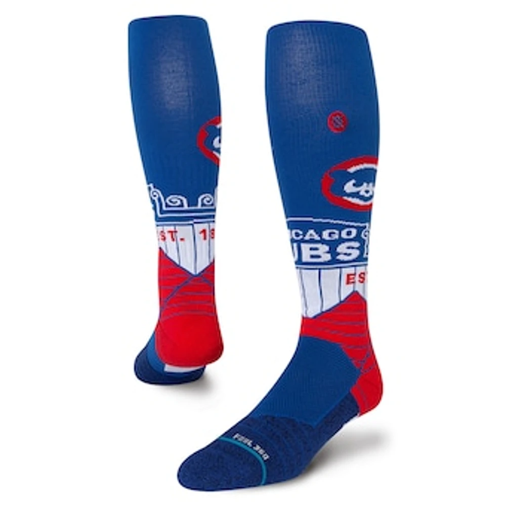 Men's Stance Chicago Cubs Cubby Bear Diamond Pro Team Tube Socks