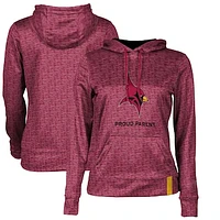 Women's Cardinal St John Fisher Cardinals Proud Parent Pullover Hoodie