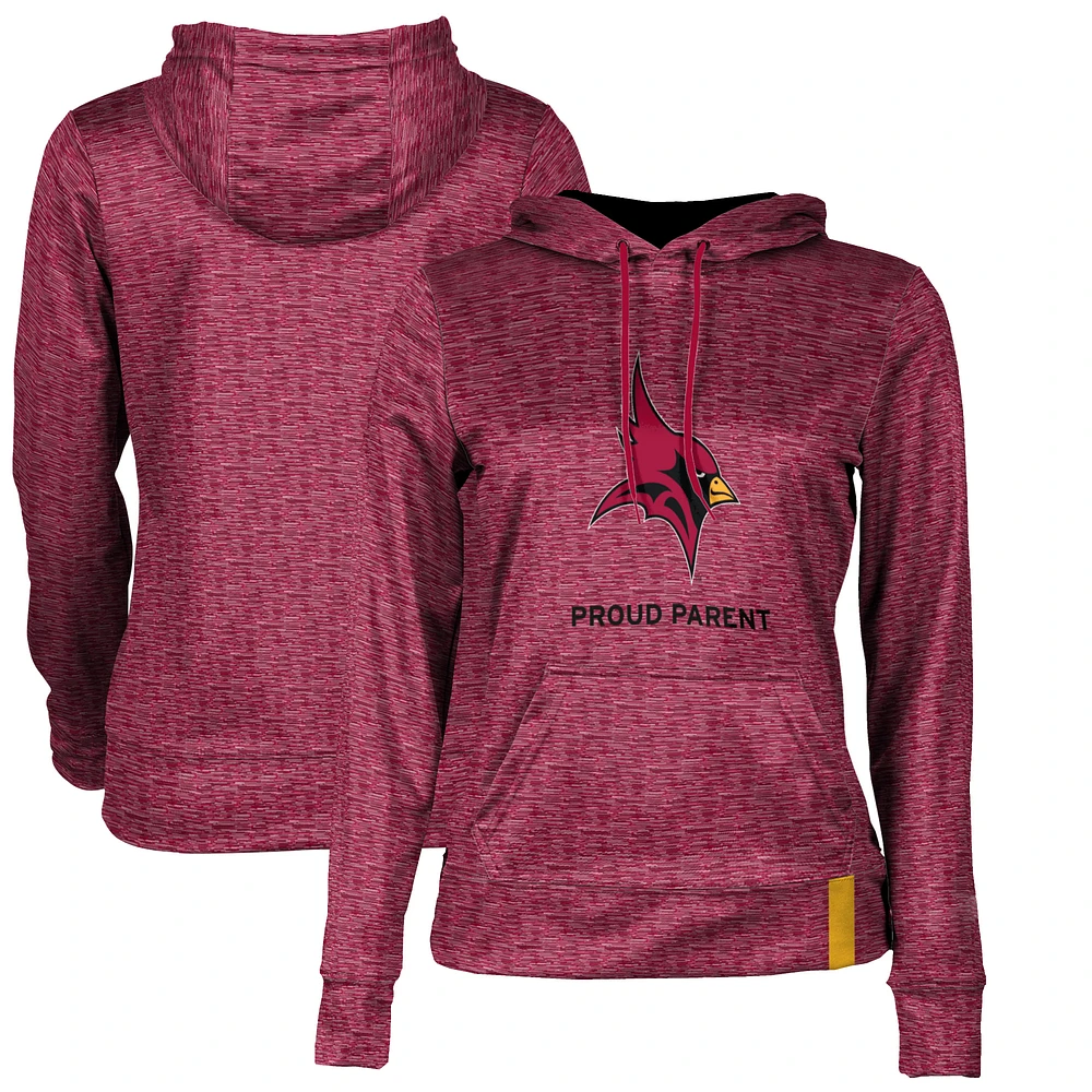 Women's Cardinal St John Fisher Cardinals Proud Parent Pullover Hoodie