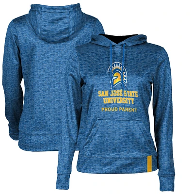 Women's Royal San Jose State Spartans Proud Parent Pullover Hoodie