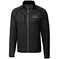 Men's Cutter & Buck Heathered Charcoal Wisconsin-Milwaukee Panthers Big Tall Mainsail Full-Zip Jacket