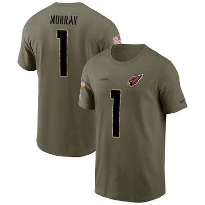 Men's Nike Kyler Murray Olive Arizona Cardinals Salute To Service Name & Number T-Shirt