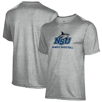 Men's Gray Nova Southeastern Sharks Women's Basketball Name Drop T-Shirt