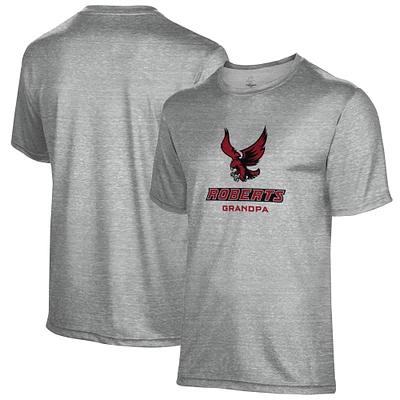Men's Gray Roberts Wesleyan Redhawks Grandpa Name Drop T-Shirt