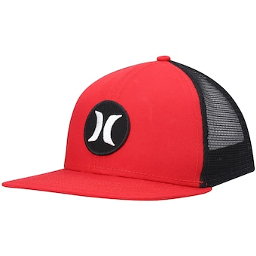 Men's Hurley Red Circle Trucker