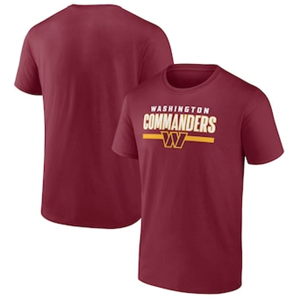 Men's Fanatics Burgundy Washington Commanders Speed & Agility T-Shirt