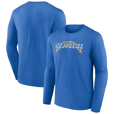 Men's Fanatics Powder Blue Los Angeles Chargers Advance to Victory Long Sleeve T-Shirt