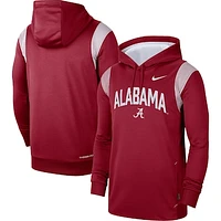 Men's Nike Crimson Alabama Tide 2022 Game Day Sideline Performance Pullover Hoodie