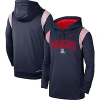 Men's Nike Navy Arizona Wildcats 2022 Game Day Sideline Performance Pullover Hoodie