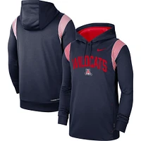 Men's Nike Navy Arizona Wildcats 2022 Game Day Sideline Performance Pullover Hoodie