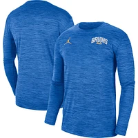 Men's Jordan Brand Blue UCLA Bruins Sideline Game Day Velocity Performance Long Sleeve T-Shirt