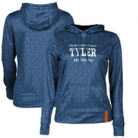 Women's Blue Texas Tyler Patriots Psychology Pullover Hoodie