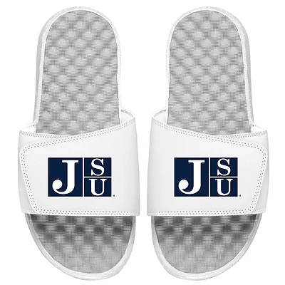 Youth ISlide White Jackson State Tigers Primary Slide Sandals
