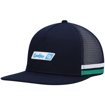 Men's Cookies Navy Bal Harbor Trucker Snapback Hat