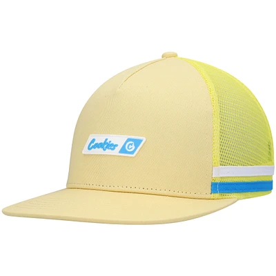 Men's Cookies Yellow Bal Harbor Trucker Snapback Hat