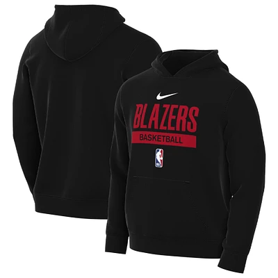 Men's Nike Portland Trail Blazers 2022/23 Spotlight On-Court Practice Performance Pullover Hoodie