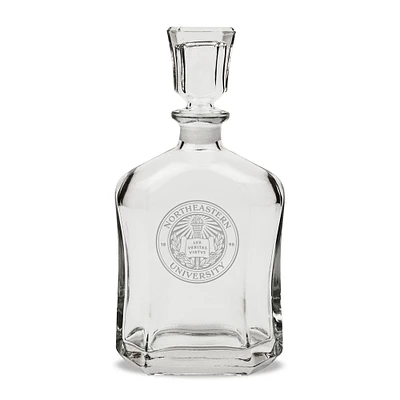 Northeastern Huskies 23.75oz. Crystal Decanter