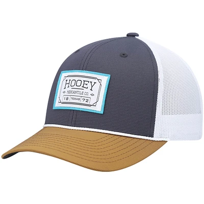 Men's HOOey Navy/Tan Doc Trucker Snapback Hat