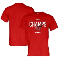 Men's Blue 84 Red Utah Utes PAC-12 Football Conference Champions Locker Room T-Shirt