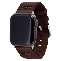 Brown Seattle Seahawks Leather Apple Watch Band