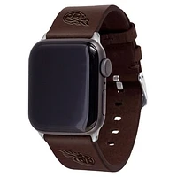 Brown Tennessee Titans Leather Apple Watch Band