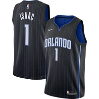 Youth Nike Jonathan Isaac Black Orlando Magic Swingman Jersey - Icon Edition