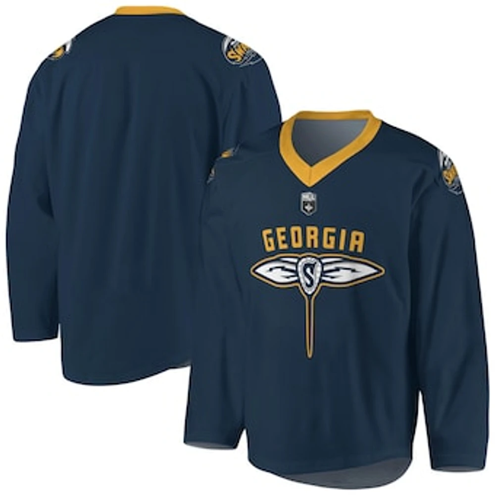 Youth Navy Georgia Swarm Sublimated Replica Jersey