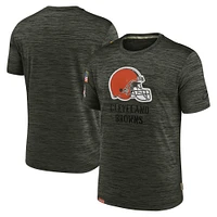 Men's Nike Olive Cleveland Browns Salute to Service Velocity Team T-Shirt