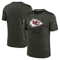 Men's Nike Olive Kansas City Chiefs Salute to Service Velocity Team T-Shirt