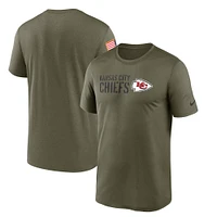 Men's Nike Olive Kansas City Chiefs Salute to Service Legend Team T-Shirt