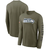 Men's Nike Olive Seattle Seahawks Salute To Service